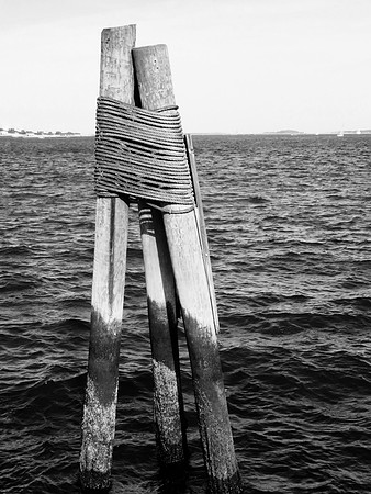 Abandoned Moorings In Boston Harbor