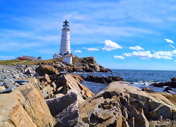 Lighthouse Seascape