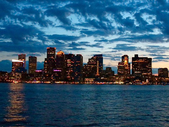 Boston Twilight Cityscape