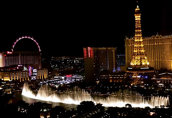 Vegas Cityscape by Night