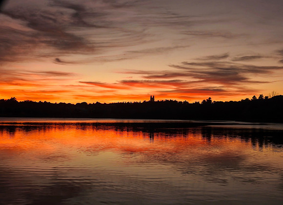Streaked Sky at Sunset
